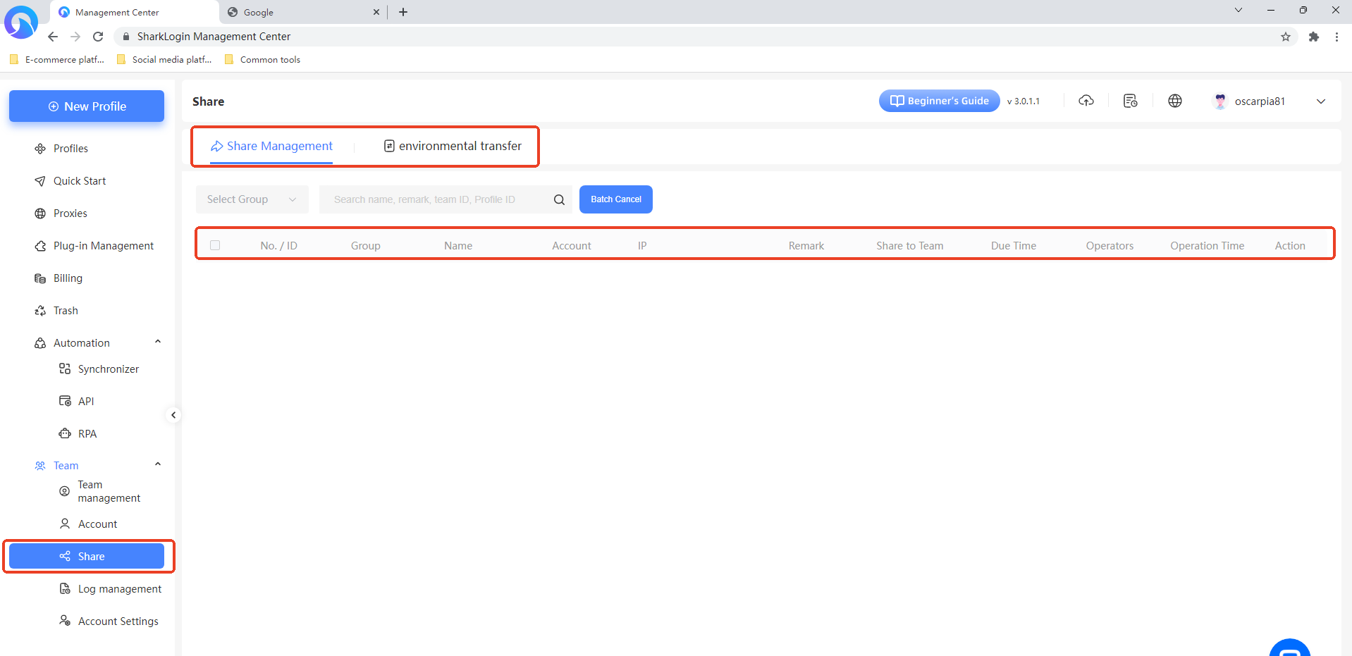 Step 4: Manage all functions of the team