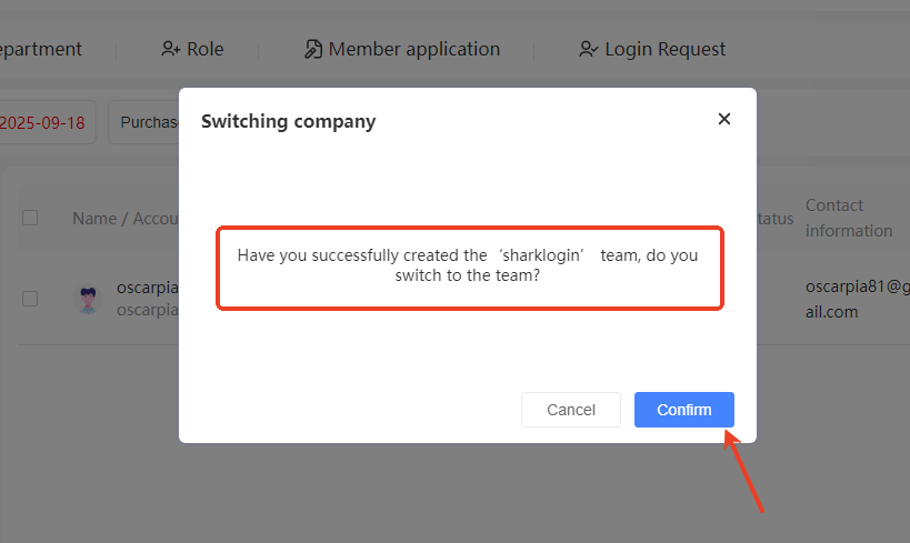 Step 1: How to create my team