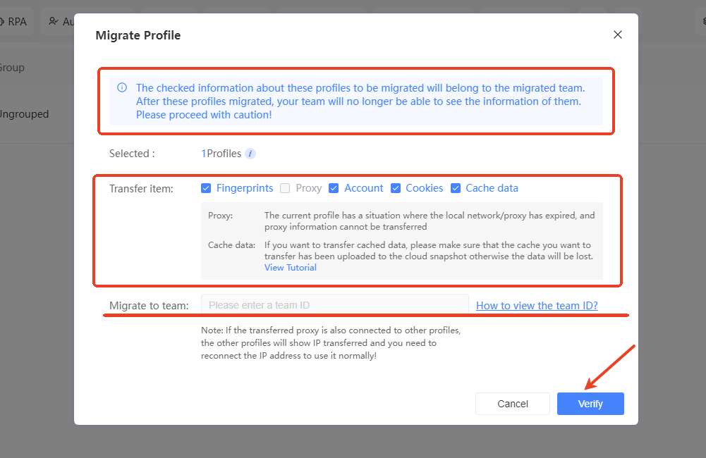 Step 2: Profile Permissions Management
